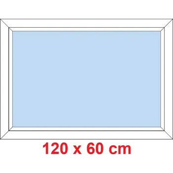 Okno Soft Plastové okno 120x60 cm, FIX neotevíravé