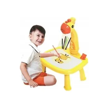 Magnetická kreslící tabulka MAGICKÝ STOLEK NA KRESLENÍ S PROJEKTOREM VELKÁ TABULE SVÍTÍCÍ STŮL PSACÍ STŮL