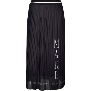 Dámská sukně Dámská plisovaná midi sukně s potiskem a nápisy Kenny S 462910 černá velikost M