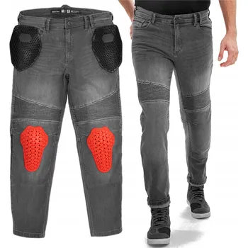 Moto bunda Jednovrstvé pánské motocyklové džíny SHIMA ZENITH GREY šedé + DÁRKY ZDARMA