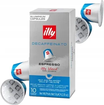 Káva Kapsle do Nespresso illy Espresso Decaffeinato 10 Ks káva 100% Arabica