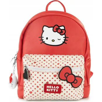 Školní batoh Školní batoh jednokomorový Hello Kitty Pyramid International červený