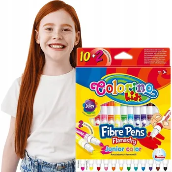 Dětské Fixy Colorino 12 fluorescenčních barev se zárukou