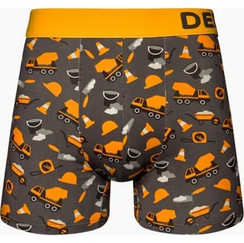 Pánské spodní prádlo PÁNSKÉ BOXERKY SE VZOREM DEDOLES 2332 STAVEBNÍ DĚLNÍK L