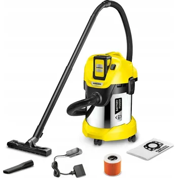 Vysavač Karcher WD 3 Premium Set Akumulátorový vysavač 300 W 17 l 1.629-951.0
