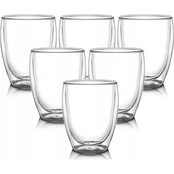 Sklenice Sklenice na kávu a čaj Nela-Styl 350 ml 6 ks