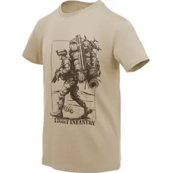 Pánské tričko Helikon-Tex® Tričko Light Infantry Helikon-Tex®, Barva: Khaki, Velikost: 3XL