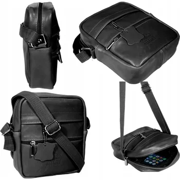 Galanteriaistyl taška na dokumenty z pravé kůže, bez vzoru