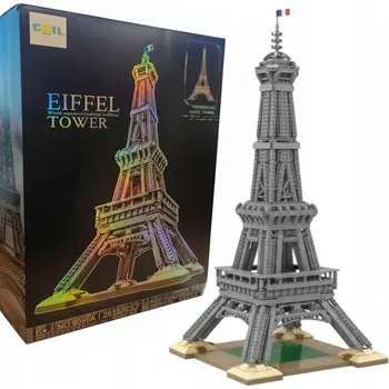 ostatní stavebnice SADA STAVEBNÍCH STAVEBNICE 3097 DÍLŮ EIFFELOVA VĚŽ PAŘÍŽ COIL XL