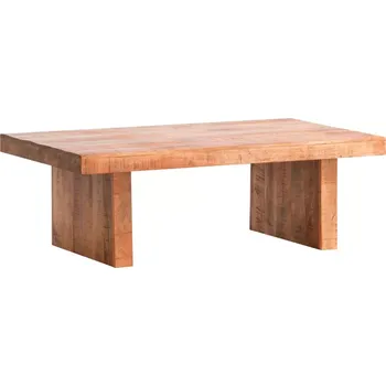 Konferenční stolek Masivní konferenční stolek Country z mangového dřeva, lakovaný, hnědý – 135×75×45 cm