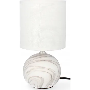 Stojací lampa LUXUSNÍ KERAMICKÁ LAMPA LIVELLO 25 CM BÍLÁ LOFT NOČNÍ LAMPA SE KABELEM