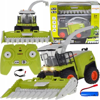 RC model auta KOMBAJN DÁLKOVĚ OVLÁDANÝ S OVLADAČEM PRO DĚTI RC AKUMULÁTOR SVÍTÍ ZVUKY