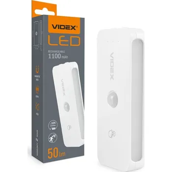 Lampička Nabíjecí LED lampa s pohybovým senzorem VIDEX VL-NL053W-S