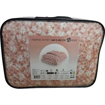 přikrývka Růžová potištěná Přikrývka 140x200 cm pro jednu přikrývka