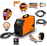 PANTERMAX Svářecí invertor MIG210FALCO 3 LCD SET1 (MIG/MMA/TIG)