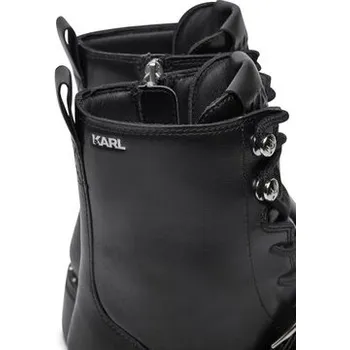 Dámské kozačky Karl lagerfeld Trekové boty KL45354 Černé