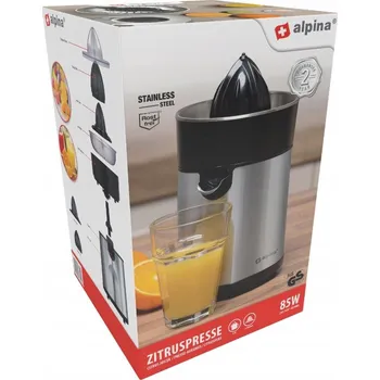 Odšťavňovač Odšťavňovač na citrusy Silvercrest stříbrný/šedý 85 W