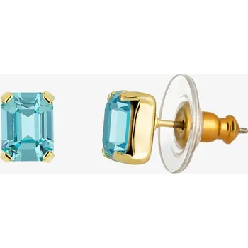 Šperk Preciosa Pozlacené bižuterní náušnice Santorini s českým křišťálem Preciosa, akva 2289Y67