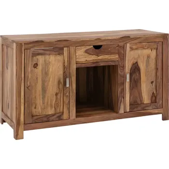 Koupelnový nábytek Masivní umyvadlová skříňka Lagos z palisandru, lakovaná, hnědá