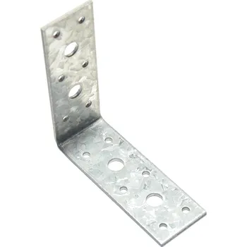 Tesařské kování Úhelník UP8 kotevní , 130x130x40x3mm, Zn