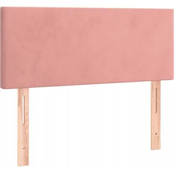 Čelo postele, růžové, 100x5x78/88 cm, samet
