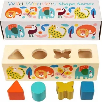 Dřevěná hračka REX LONDON Dřevěný TŘÍDIČ pro DĚTI Zvířátka