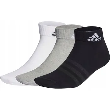 Pánské ponožky adidas T Spw Ank 3P IC1283 3 páry bílé/šedé/černé 40-42