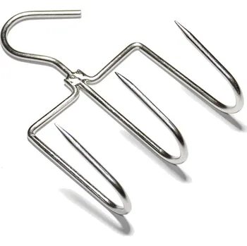 Udírna Hák řeznický se třemi hroty, nerez A2, 5x175mm