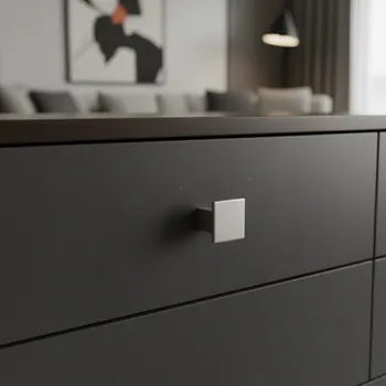 Nábytkové kování Interex design Úchytka knopka AXON / Chrom matný