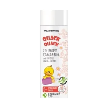 Šampon QUACK-QUACK: Dětský šampón 2v1 vlasy a tělo s heřmánkem 200ml K1478