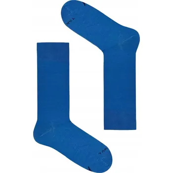 Pánské ponožky ELEGANTNÍ KLASIKA modré ponožky z organické bavlny TakaPara 41-45