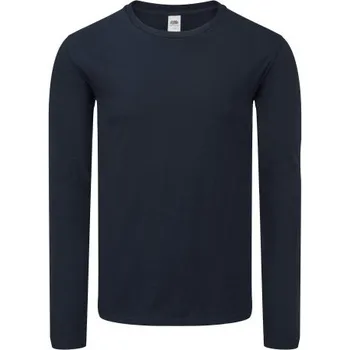 Pánské tričko Klasické tričko s dlouhým rukávem Fruit of the Loom kulatý vzor 150, velikost 3XL