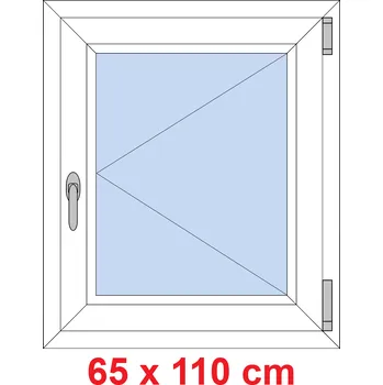 Okno Soft Plastové okno 65x110 cm, otevíravé