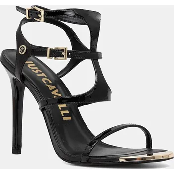 Dámské sandále Sandály Just Cavalli černá barva, 78RA3S22ZSS66899 99X, EUR 40