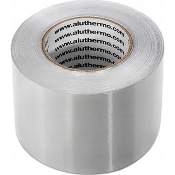 Lepicí páska Hliníková páska Aluthermo 100mm x 50mb Jednostranné pásky