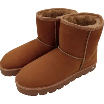 Pánská zimní obuv GEPARD KOŽENÉ VÁLENKY COGNAC Velikost: 42