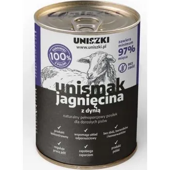 Krmivo pro psa Uniszki Unismak jehněčí s dýní krmivo mokrá bez obilovin 410g