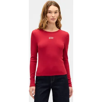 Dámské tričko GAP žebrované tričko s logem GAP modrá | červená 3492567