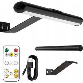 Nástěnné svítidlo LED nástěnné svítidlo 4400mAh 300LM 3 teploty barev DÁLKOVÝ OVLADAČ 32CM