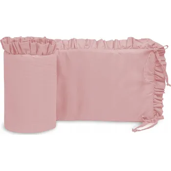 Prostěradlo CHRÁNIČ DO POSTÝLKY S VOLÁNKEM BAVLNA 30×180 cm – BABY SIESTA