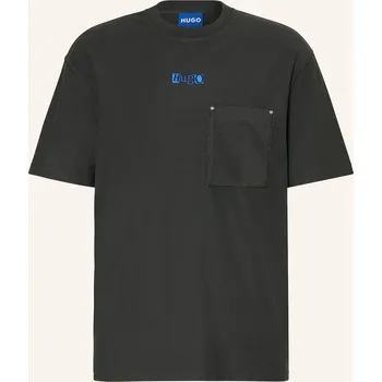 Hugo Pánské Tričko Naste, tmavě šedá, M