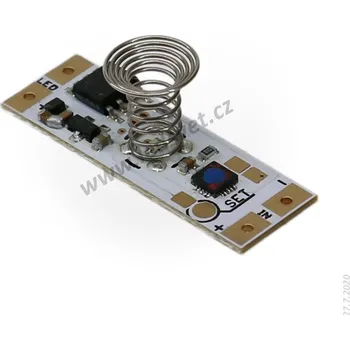 Ovladač světel ETD9B spínač/stmívač do profilu - Modrá kontrolka