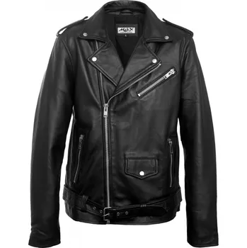 Pánský křivák MAX Pánský kožený křivák Brando černý