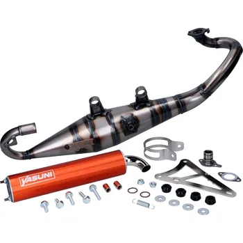Výfuk pro motocykl Výfuk Yasuni R-PRO oranžový pro Minarelli horizontal YA902N-RPRO