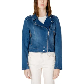 Dámská casual bunda Dámská džínová bunda Morgan De Toi Morgan De Toi modrá | krémová 3458924