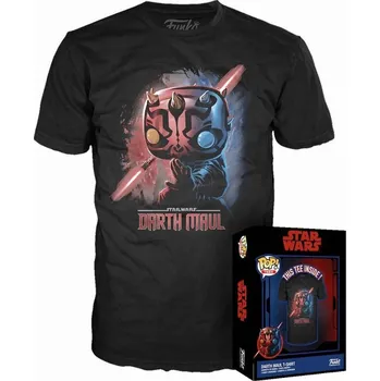 Pánské tričko Funko Boxed Tee: Star Wars: Darth Maul tričko - M