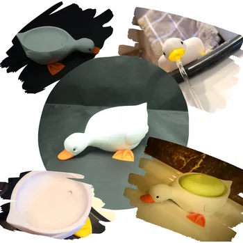 Volně stojící Mýdlenka Burn 3D, bílý plast