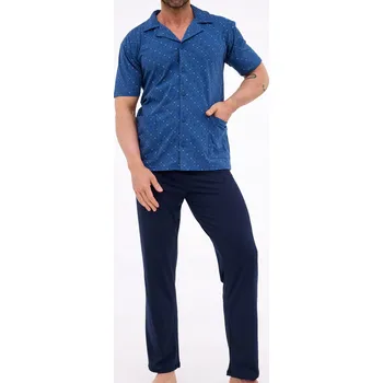 Pánské pyžamo Cornette Pánské pyžamo 318/57 krátký rukáv, velikost XL