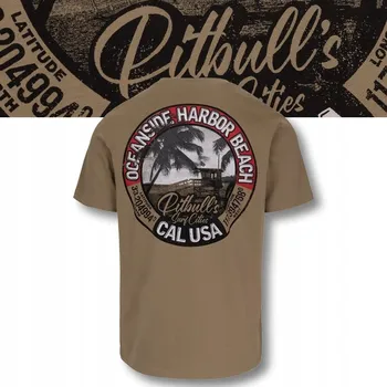 Pánské tričko Pit Bull Pitbull Oceanside 25 hnědá XXL