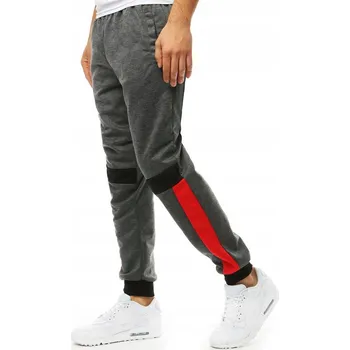 DStreet pánské tepláky šedé velikost L